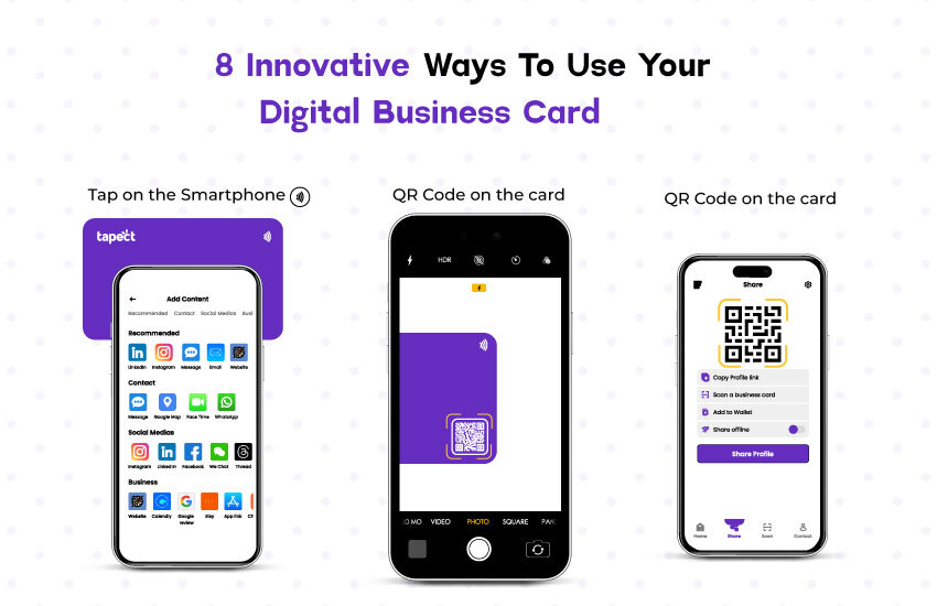 8 Innovative Ways To Use Your Digital Business Card