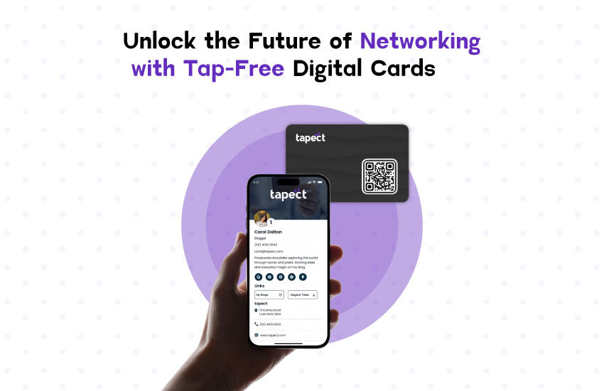 Unlock the Future of Networking with Tap-Free Digital Cards